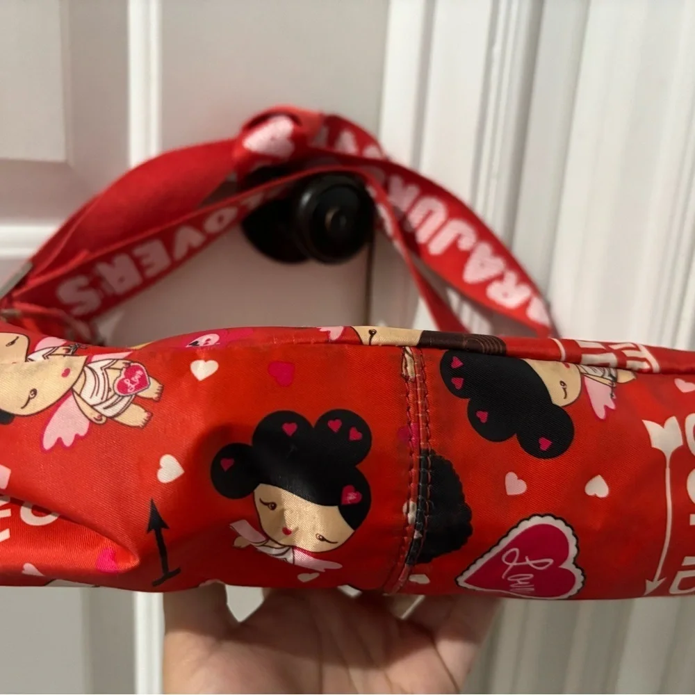 Harajuku Lovers Cupid Red Crossbody with Adjustable Strap